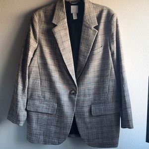 Oversized Blazer in Plaid 🤎